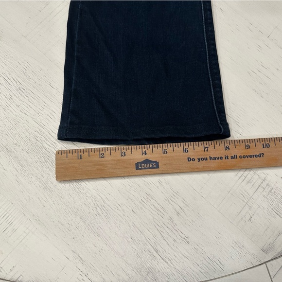 7 For All Mankind Dark Denim Straight Leg Jeans Sz 27 - Picture 6 of 8